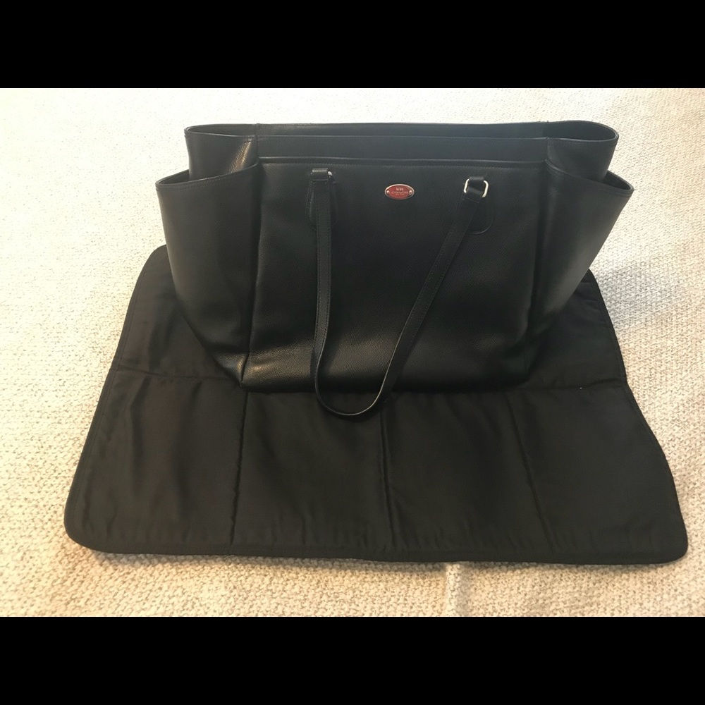 Black Coach Diaper Bag